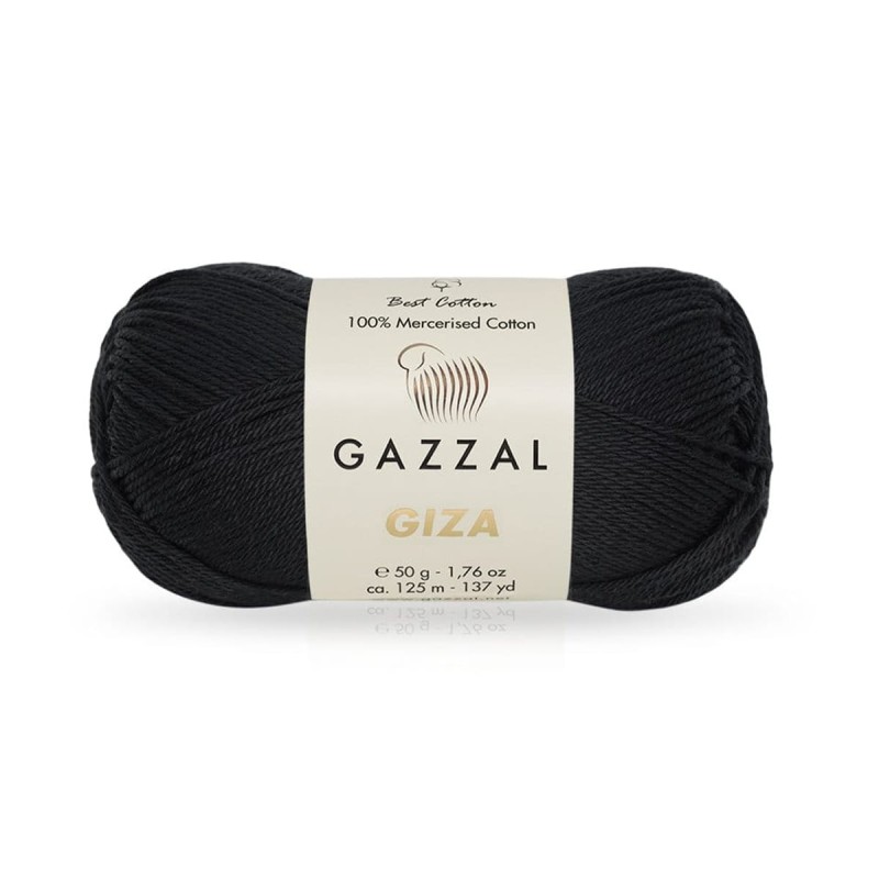 Włóczka Gazzal Giza 2457 / czerń