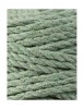 Sznurek skręcany 3-żyłowy bawełniany Bobbiny 3ply Macrame Rope / Szałwia / Eucalyptus Green / 5mm / 100m