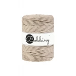 Sznurek skręcany bawełniany Bobbiny Macrame Cord / Beżowy / Beige / 5mm / 100m
