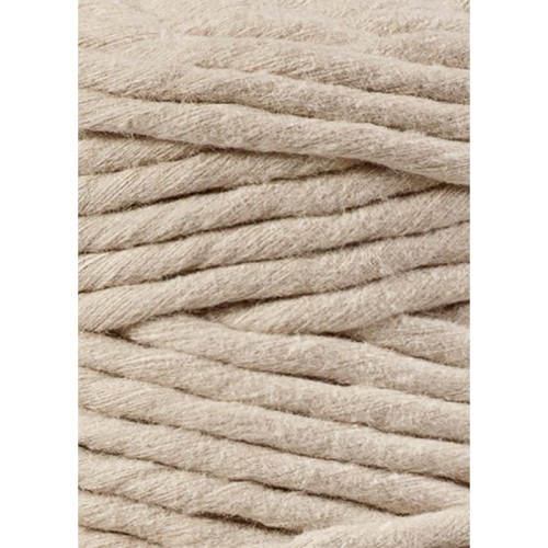 Sznurek skręcany bawełniany Bobbiny Macrame Cord / Beżowy / Beige / 5mm / 100m