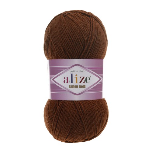 Włóczka Alize Cotton Gold 690 / kasztan