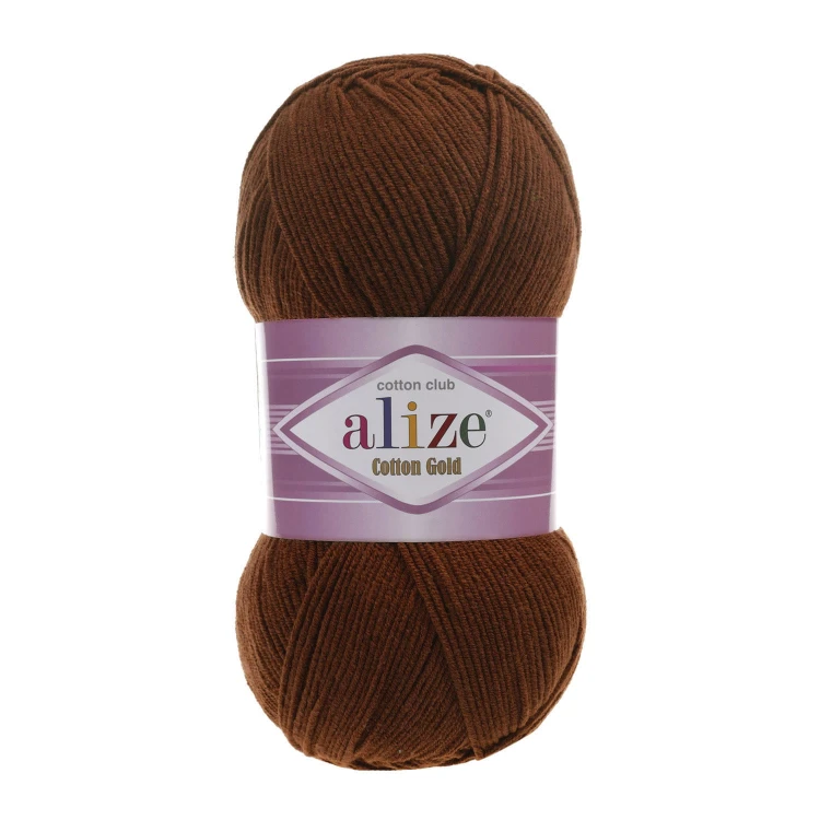 Włóczka Alize Cotton Gold 690 / kasztan