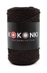 Sznurek Macrame Cotton by KOKONKI 2mm / rolka 200m / czekolada - OUTLET