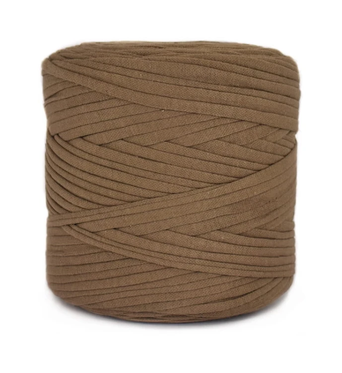 T-shirt Yarn Cotton Spaghetti / odcienie brązu