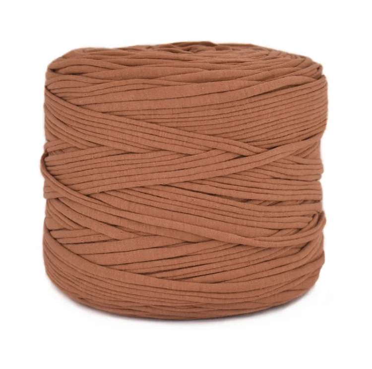 T-shirt Yarn Cotton Spaghetti / odcienie brązu