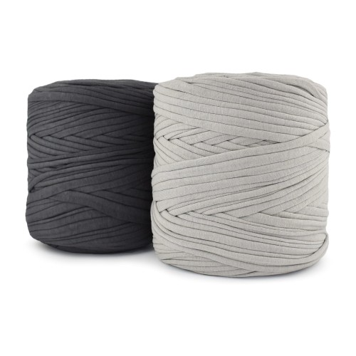 T-shirt Yarn Cotton Spaghetti / odcienie szarości