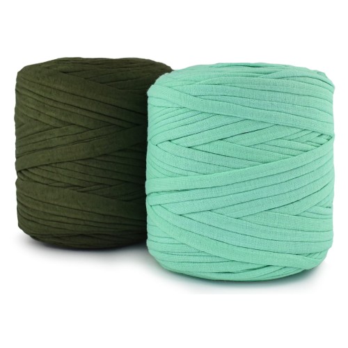 T-shirt Yarn Cotton Spaghetti / odcienie zieleni
