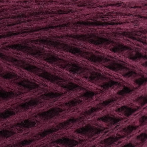 Sznurek Macrame Cotton by KOKONKI 2mm / rolka 200m / wino