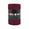 Sznurek Macrame Cotton by KOKONKI 2mm / rolka 200m / wino (wiązany)