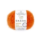 Włóczka Gazzal Super Kid Mohair 64429 / pomarańcz