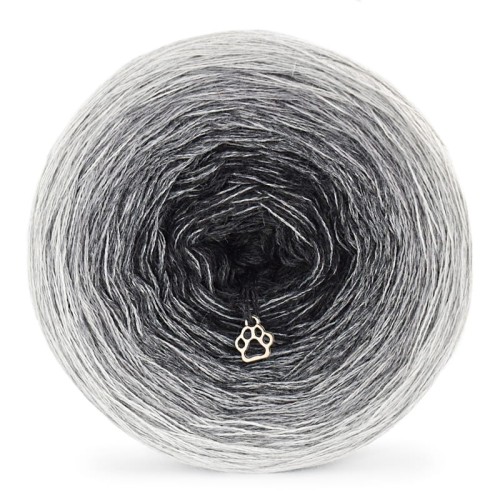 KOKONEK Merino 540 - Jasny szary melanż/szary melanż/średni szary melanż/ciemny szary melanż