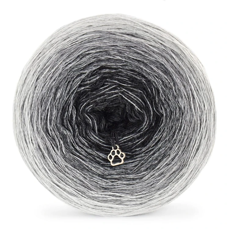 KOKONEK Merino 540 - Jasny szary melanż/szary melanż/średni szary melanż/ciemny szary melanż