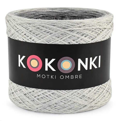 KOKONEK Merino 540 - Jasny szary melanż/szary melanż/średni szary melanż/ciemny szary melanż