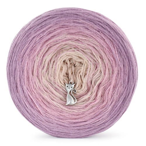 KOKONEK Merino 525 - Ametyst/brudny róż/nude