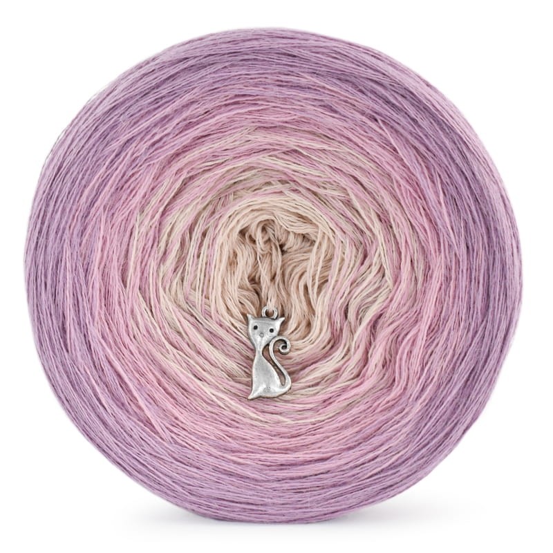 KOKONEK Merino 525 - Ametyst/brudny róż/nude