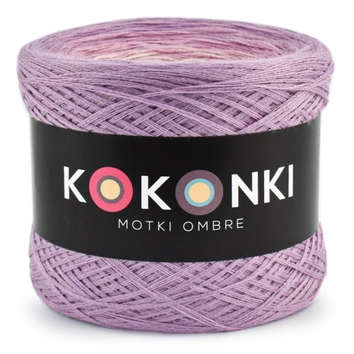 KOKONEK Merino 525 - Ametyst/brudny róż/nude