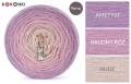 KOKONEK Merino 525 - Ametyst/brudny róż/nude
