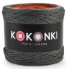 KOKONEK Merino 562 - Ciemny szary/średni szary/cegła/koniak/miodowy/kurkuma