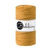Sznurek skręcany 3-żyłowy bawełniany Bobbiny 3ply Macrame Rope / Musztardowy / Mustard / 3mm / 100m