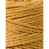 Sznurek skręcany 3-żyłowy bawełniany Bobbiny 3ply Macrame Rope / Musztardowy / Mustard / 3mm / 100m