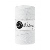 Sznurek skręcany 3-żyłowy bawełniany Bobbiny 3ply Macrame Rope / Biały / White / 3mm / 100m