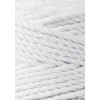 Sznurek skręcany 3-żyłowy bawełniany Bobbiny 3ply Macrame Rope / Biały / White / 3mm / 100m