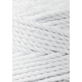 Sznurek skręcany 3-żyłowy bawełniany Bobbiny 3ply Macrame Rope / Biały / White / 3mm / 100m