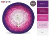 KOKONEK Merino 333 Blueberry Muffin - Fiolet/jeżyna/piwonia/jasny róż/biel