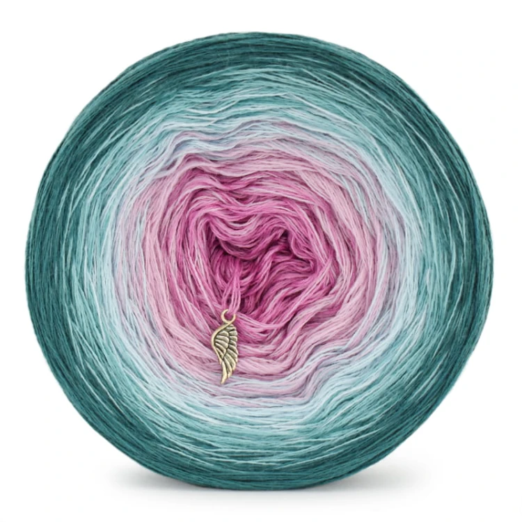 KOKONEK Merino 618 Morski/patyna/lodowy błękit/jasny róż/chłodny róż