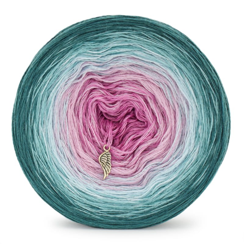 KOKONEK Merino 618 Morski/patyna/lodowy błękit/jasny róż/chłodny róż