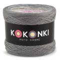 KOKONEK Merino 498 Steel Roses - Średni szary/szary/jasny szary/jasny róż/chłodny róż