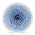 KOKONEK Merino 609 - Biel/jasny błękit/błękit/jasne indygo/jasny niebieski/szaroniebieski