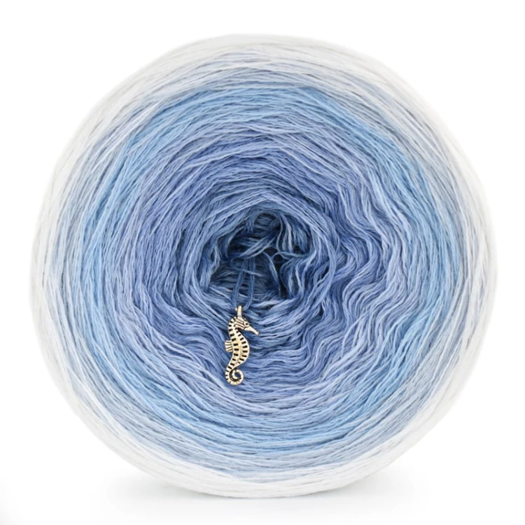 KOKONEK Merino 609 - Biel/jasny błękit/błękit/jasne indygo/jasny niebieski/szaroniebieski