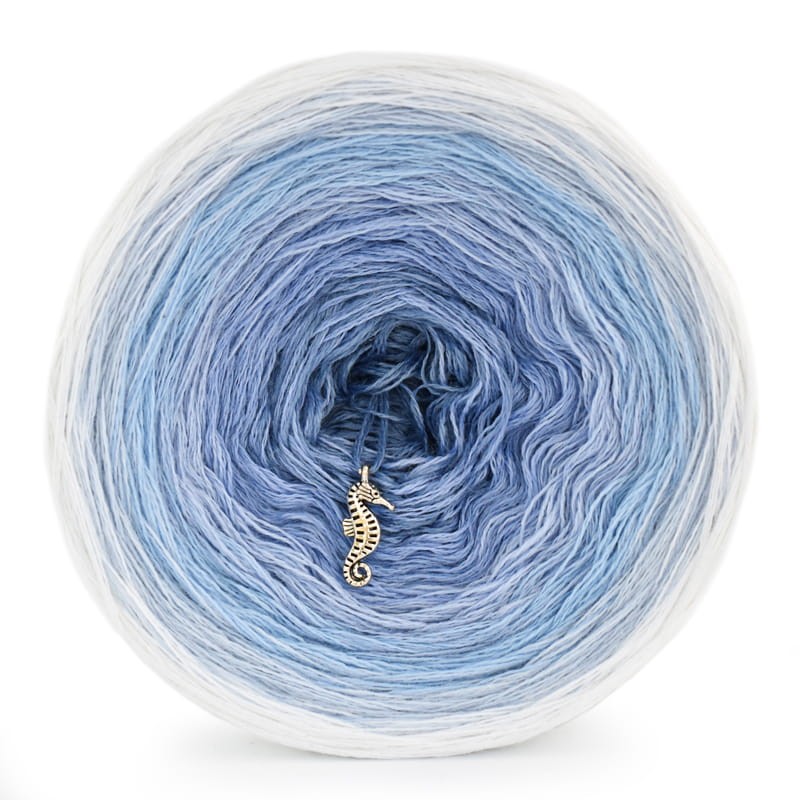 KOKONEK Merino 609 - Biel/jasny błękit/błękit/jasne indygo/jasny niebieski/szaroniebieski