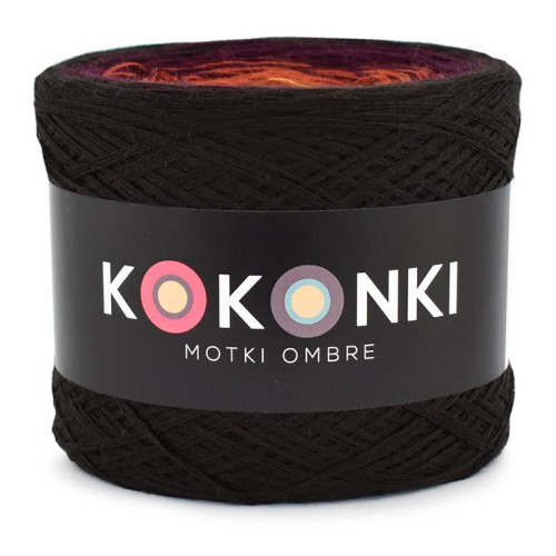 KOKONEK Merino 400 Autumn Colors - Czekolada/wino/cegła/kurkuma