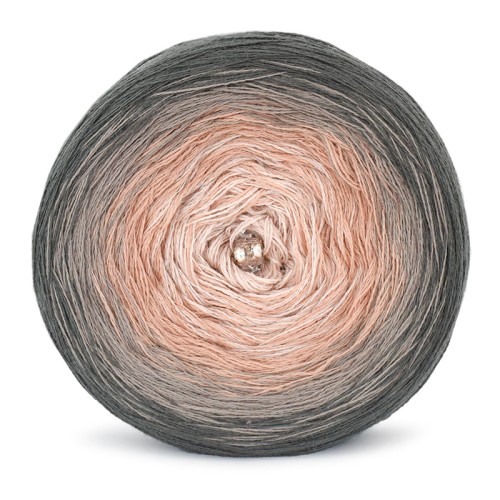 KOKONEK Merino 409 the Smoked One - Ciemny szary/cappuccino/zgaszona morela/nude