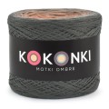 KOKONEK Merino 409 the Smoked One - Ciemny szary/cappuccino/zgaszona morela/nude