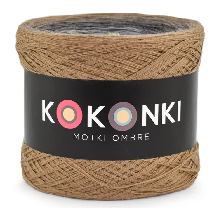 KOKONEK Merino 581 Ogrzej się - Ciemny beż/orzech melanż/średni szary melanż/szary melanż/jasny szary melanż