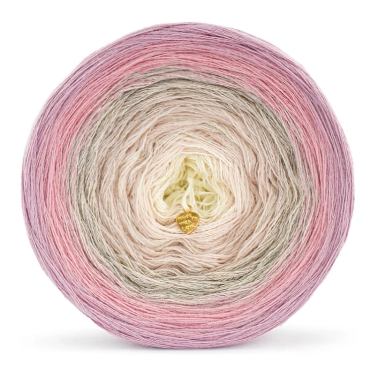 KOKONEK Merino 558 - Brudny róż/morela/safari/nude/krem