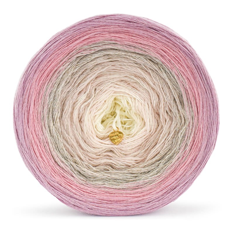 KOKONEK Merino 558 - Brudny róż/morela/safari/nude/krem