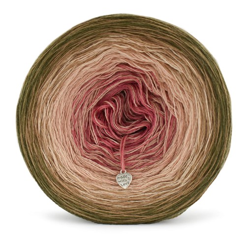 KOKONEK Merino 601 MIX Ostatnia nadzieja - Khaki/ciemny beż/ciepły beż/zgaszona morela/malwa