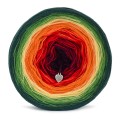 KOKONEK Merino 478 - Ciemna zieleń/zieleń/żółty/pomarańcz/czerwień/wino