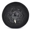 KOKONEK Merino 343 Black Truffle - Czerń/ciemny szary melanż/średni szary melanż