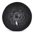 KOKONEK Merino 343 Black Truffle - Czerń/ciemny szary melanż/średni szary melanż