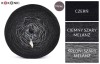 KOKONEK Merino 343 Black Truffle - Czerń/ciemny szary melanż/średni szary melanż