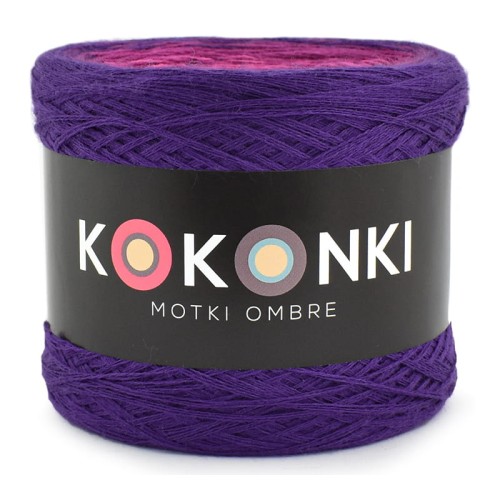 KOKONEK Merino 321 Forest Jam - Fiolet/jeżyna/piwonia/jasny róż