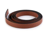 Uchwyty / rączki do torby eko skóra 1.2 m / półprodukt / brązowy koniakowy / 2 szt / 750184