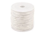 Sznurek bawełniany woskowany 1mm / 20m / biel / 310030