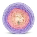 KOKONEK Merino 665 - Lawenda/jasny fiolet/morela/łososiowy/krem
