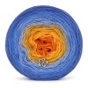 KOKONEK Merino 667 - Atrament/niebieski/jasny niebieski/kurkuma/pomarańcz